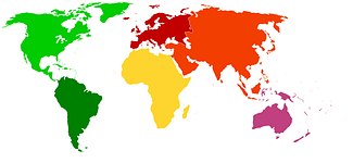 Need hosting outside of the UK? No problem - Contact us world-map-coloured